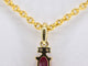 Pendentif Pendentif en or avec diamants et rubis 58 Facettes 2139