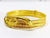 Bracelet Bracelet serpent or jaune et rubis 58 Facettes