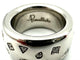 Bague 55 POMELLATO. Collection "Iconica", bague or blanc et diamants 58 Facettes