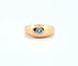 Bague 53 Bague jonc anglais en or jaune et diamant 58 Facettes