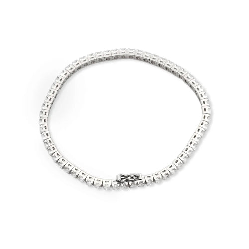 Bracelet Bracelet de tennis en or blanc 2,96 ct 58 Facettes 17536