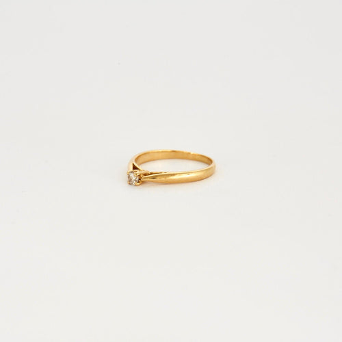 Bague 50 Bague solitaire diamant 0.10ct 58 Facettes LP372/12