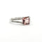Bague 49 Bague or blanc 18 carats sertie d'une tourmaline et diamants naturels 58 Facettes