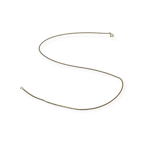 Collier Chaîne maille gourmette 42.5cm en or jaune 750 58 Facettes 330088373