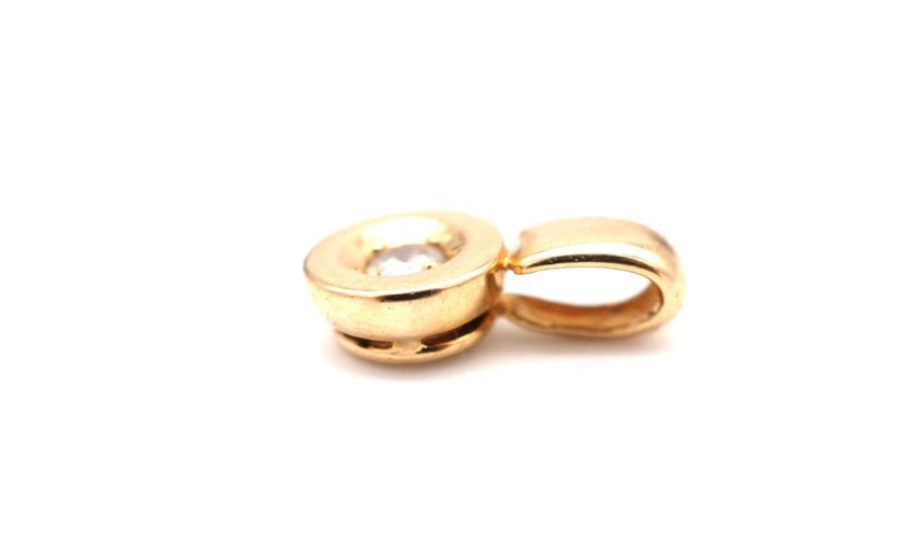 Pendentif Pendentif en or jaune et diamant 58 Facettes