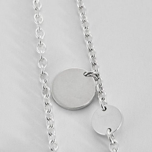 Collier HERMES - Ex-Libris - Sautoir en Argent et or rose 58 Facettes 58FC20