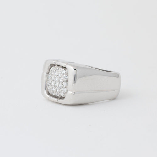 Bague 56 Chevalière diamants 58 Facettes