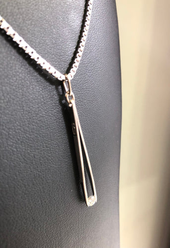 Pendentif Pendentif brucelle or balnc et diamant 58 Facettes