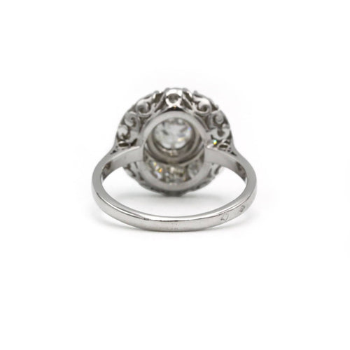 Bague 52 Bague Marguerite - Platine & Diamants 58 Facettes 250358R