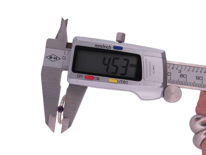 Bague 52 bague POMELLATO m'ama non m'ama amethyste 52 diamants en or jaune 18k 58 Facettes 268364