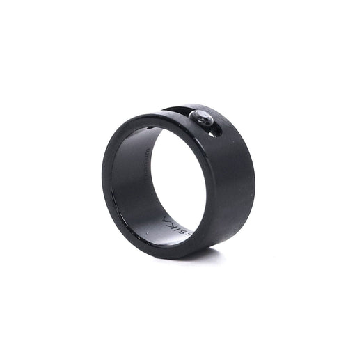 Bague 54 MESSIKA - Bague titane noir 58 Facettes 95890