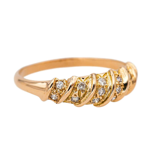 Bague 55 Bague Or rose Diamant 58 Facettes 4686174CN