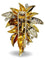 Broche Broche Missiaglia or jaune saphirs et diamants 58 Facettes 1254