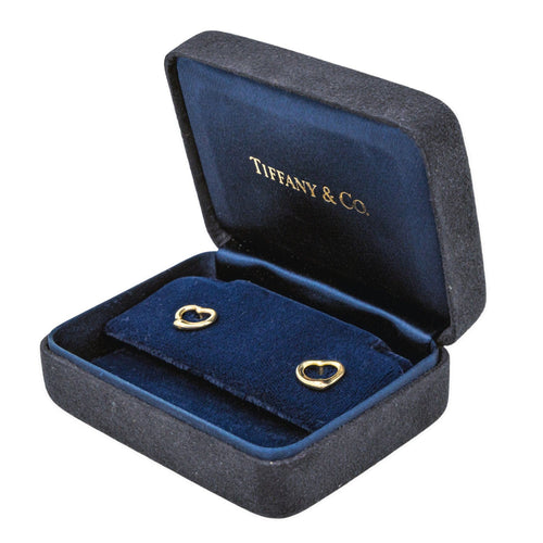 Boucles d'oreilles Tiffany & Co Boucles d'oreilles Puces Open heart Or jaune 58 Facettes 4150500RV