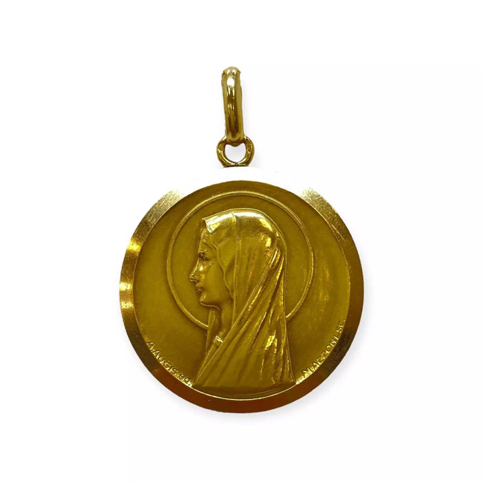 Pendentif Médaille Vierge Marie signée Mazzoni 58 Facettes 330066515