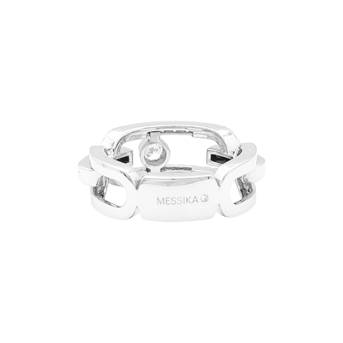 Bague 51 Bague Messika, "Move Link", or blanc, diamants. 58 Facettes 34808
