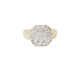 Bague 51 Bague en or jaune pavage de diamants 58 Facettes 33400
