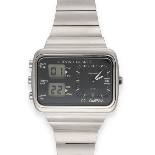 Montre Montre Omega Seamaster ChronoQuartz – Acier – Réf. 196.0052 – Vers 1976 58 Facettes FB11017