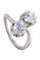 Bague 55 BAGUE TOI ET MOI ANCIEN DIAMANTS 58 Facettes 088321
