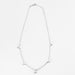 Collier Collier en or blanc et diamants en cinq motifs 58 Facettes