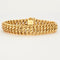 Bracelet Gourmette maille américaine or jaune 58 Facettes LP723