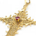 Pendentif Pendentif CROIX ISABÉLIENNE jaune rubis 58 Facettes D364093JC