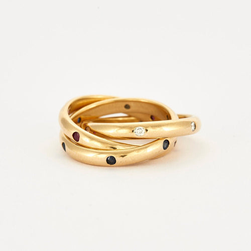 Bague 51 CARTIER – Bague Trinity Constellation 58 Facettes