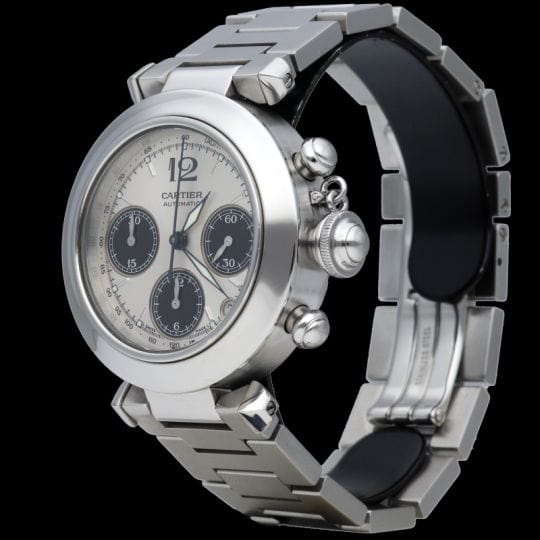 Montre Cartier Montre Pasha Chronograph 58 Facettes MT40773