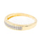 Bague 50 Bague Demi alliance Or jaune Diamant 58 Facettes 2360822CN