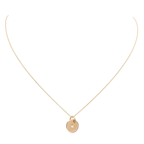 Collier Collier Ginette NY Mini Donut sur chaîne Or rose 58 Facettes 2519157CN