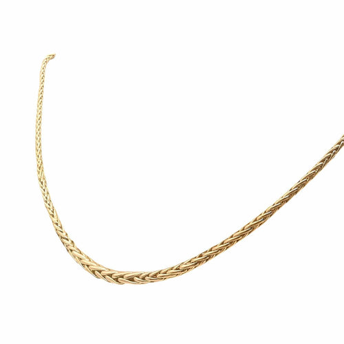 Collier Collier maille palmier en or jaune 58 Facettes