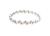 Bracelet vintage bracelet art deco serti de 19 diamants 1.9ct en or blanc 18k 35gr 58 Facettes 265184