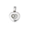 Pendentif Chopard Pendentif Coeur Happy Diamonds Or blanc Diamant 58 Facettes 3860553RV
