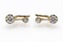 Boucles d'oreilles 14k Yellow Gold Earrings with 1.30 ct Diamonds 58 Facettes 11573