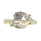 Vintage Belle Epoque diamant- og perle romantisk toi-et-moi forlovelsesring 
