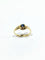 Bague 54 Bague or jaune diamants saphir 58 Facettes
