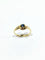 Bague 54 Bague or jaune diamants saphir 58 Facettes