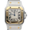 Montre Cartier Montre Santos De Cartier Galbee Pm 58 Facettes MT41459