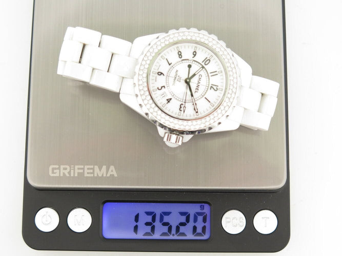 Montre montre CHANEL j12 h0969 ceramique diamants 1.6ct 38mm automatique 58 Facettes 271949