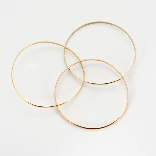 Bracelet Bracelet jonc 3 ors 58 Facettes