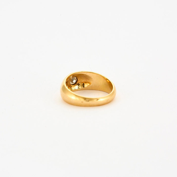 Onc geelgouden diamanten ring