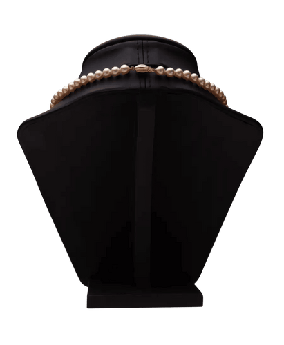 Collier Collier Top Gemme Or jaune 18K Perle crème rosé 58 Facettes BO210646/TRESORSDELAMER