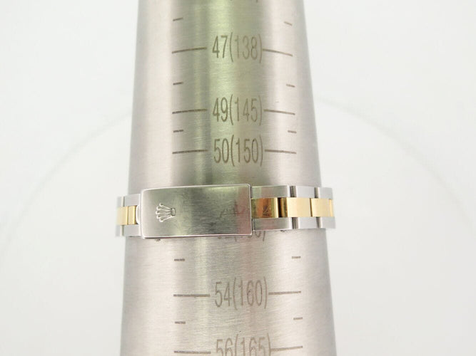 Montre vintage montre ROLEX oyster perpetual lady 67243 24mm acier or jaune auto 58 Facettes 272072