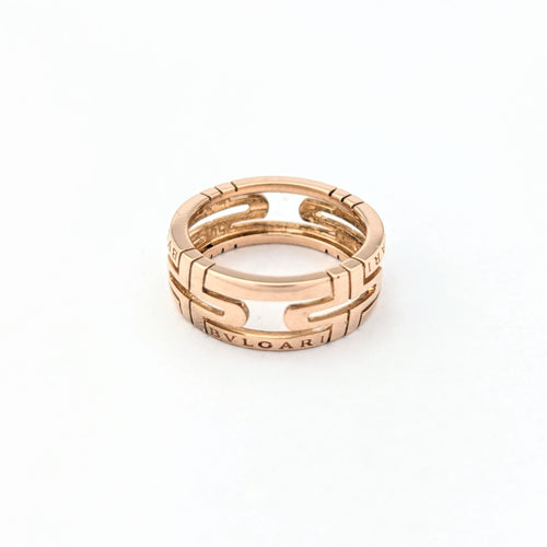 Bague 56 BULGARI - Bague Parentesi or rose 58 Facettes 30608