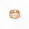 Bague 56 BULGARI - Bague Parentesi or rose 58 Facettes 30608