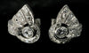 Boucles d'oreilles Paire de boucles d'oreilles Art Déco en platine 58 Facettes