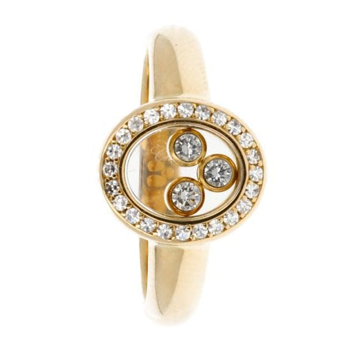 Bague 54 Bague Chopard Collection « Happy Diamonds » 58 Facettes 4430