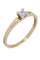 Bague 54 BAGUE SOLITAIRE DIAMANT 0.12 CARAT 58 Facettes 086301