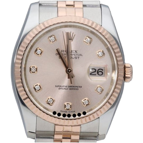 Montre Rolex Montre Date Just 36 58 Facettes MT42540