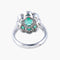 Bague 52 Bague Emeraude Diamants 58 Facettes